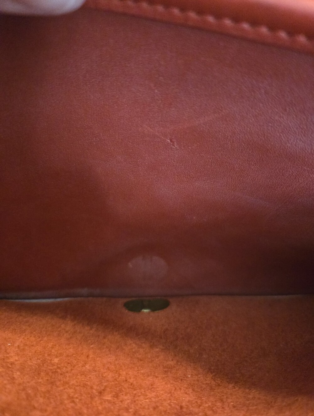Vintage Coach Leather Penny Pocket Bag Cross Body Pre-1994 Turnlock Closure - Picture 10 of 12